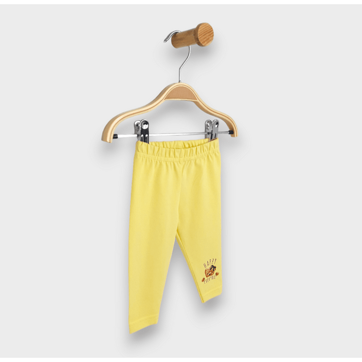 Rainy Colanți lungi pentru bebeluși „Happy”, 62-92 cm, galben