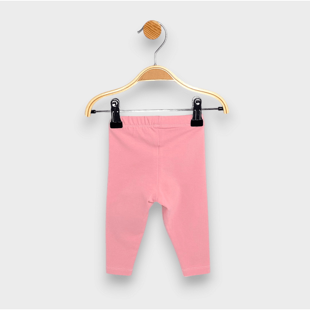 Rainy Colanți lungi pentru bebeluși cu margarete 62-92 cm, culoare pudră