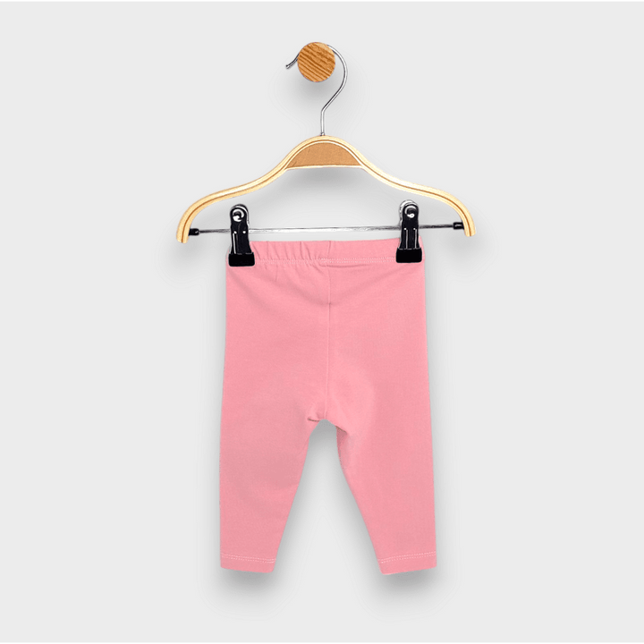 Rainy Colanți lungi pentru bebeluși cu margarete 62-92 cm, culoare pudră