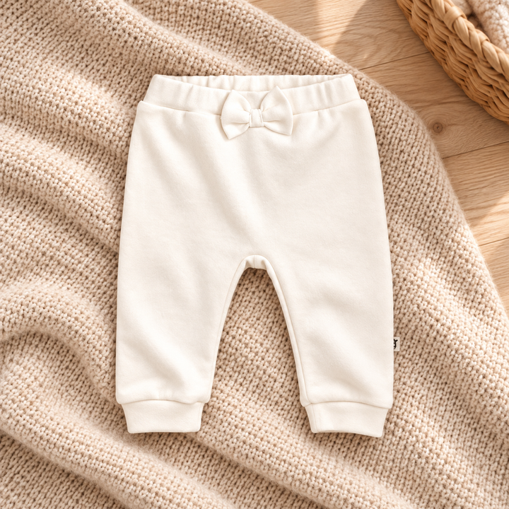 Rainy Pantaloni lungi pentru bebeluși 62-92 cm. ecru