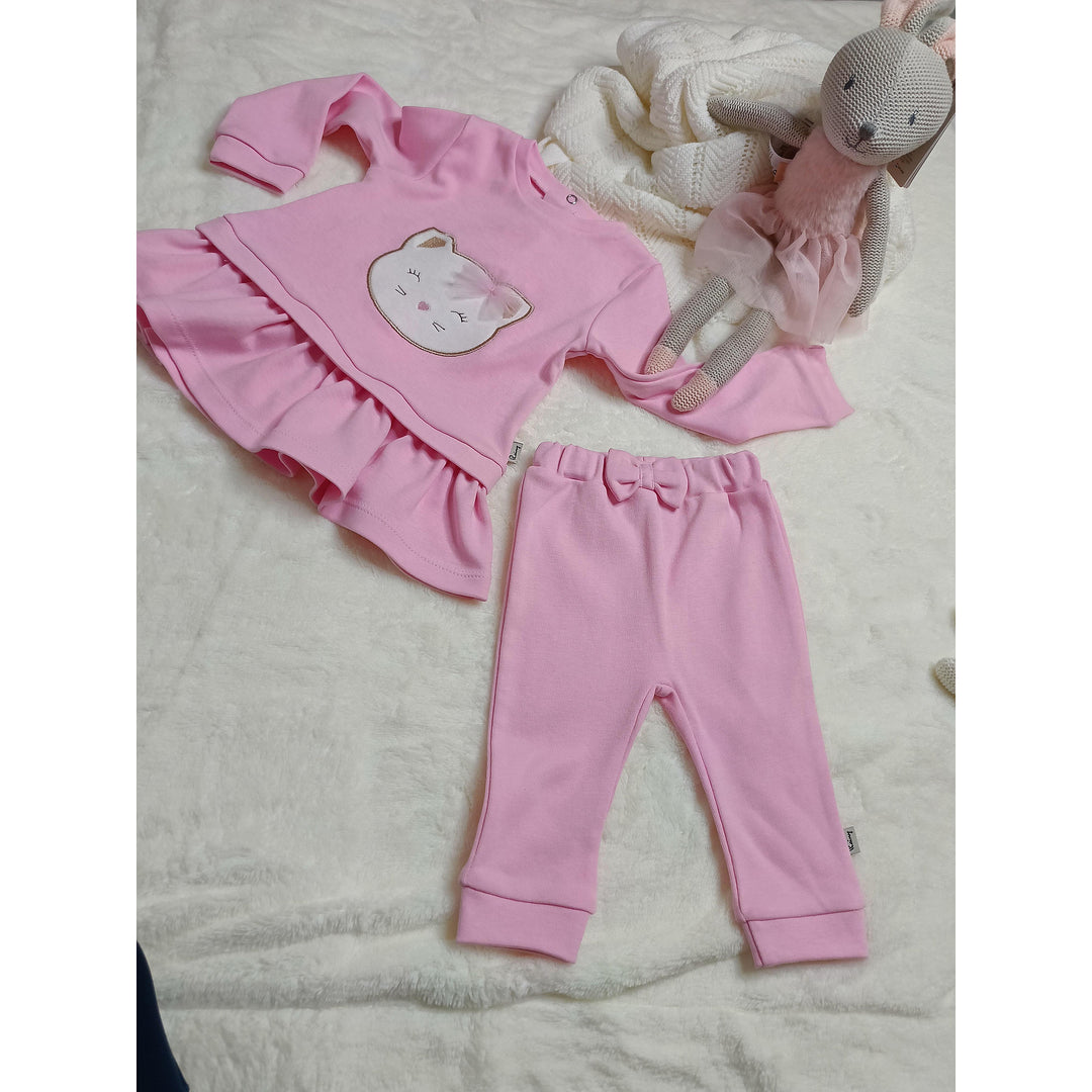 Rainy Pantaloni lungi pentru bebeluși 62-92 cm. roz