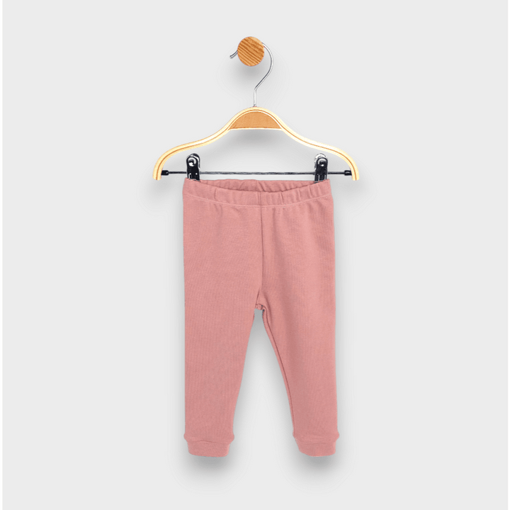 Pantaloni lungi pentru bebeluși Rainy 74-86 cm, culoare roz prăfuit