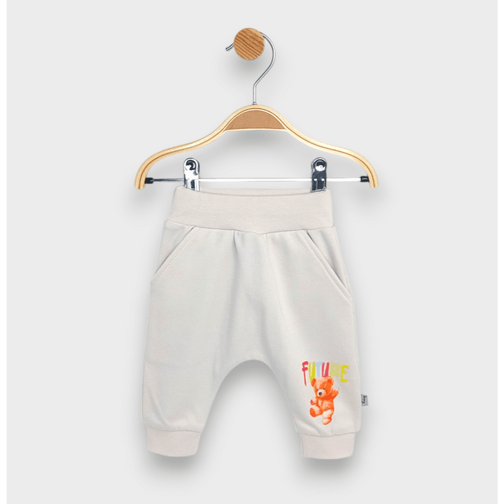 Rainy Pantaloni lungi pentru bebeluși Future 62-92 cm. ecru delicat