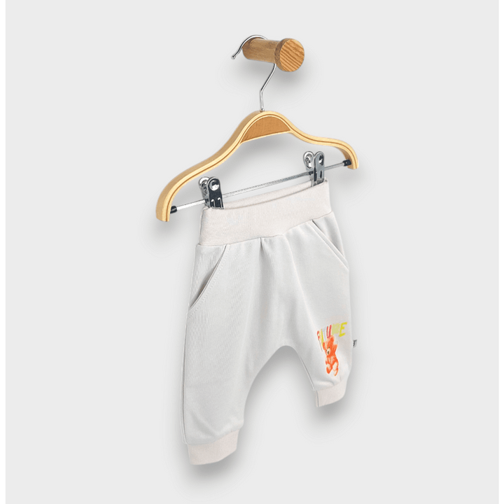Rainy Pantaloni lungi pentru bebeluși Future 62-92 cm. ecru delicat