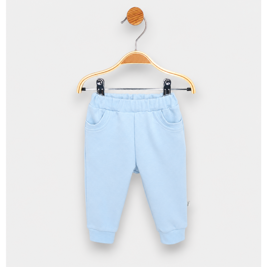 Rainy Pantaloni lungi pentru bebeluși cu buzunar 62-92 cm. albastru