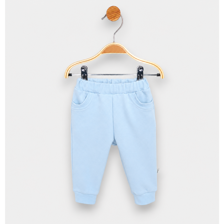 Rainy Pantaloni lungi pentru bebeluși cu buzunar 62-92 cm. albastru