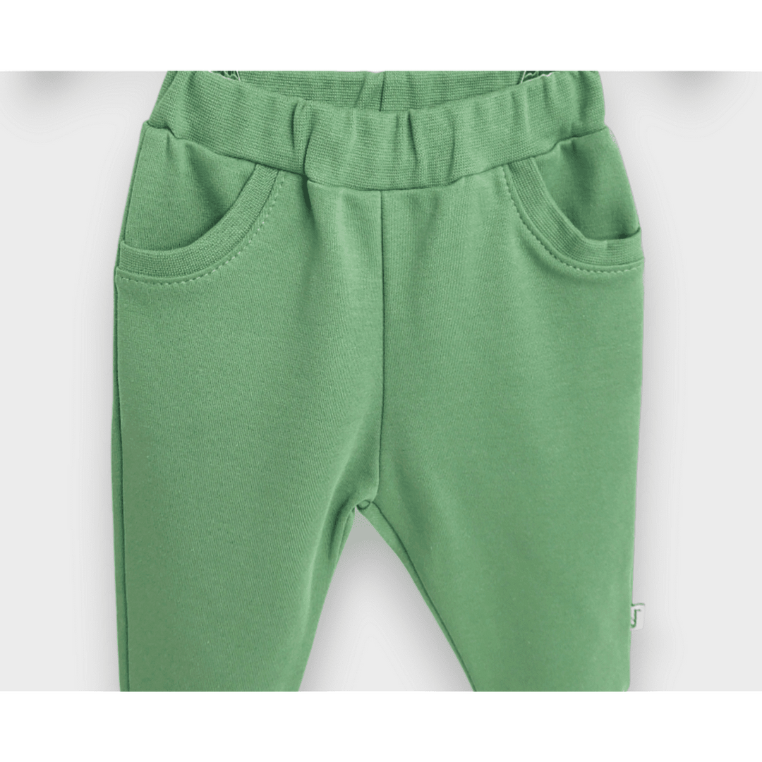 Pantaloni lungi pentru bebeluși Rainy cu buzunar, 62-92 cm, culoare roșu-portocaliu