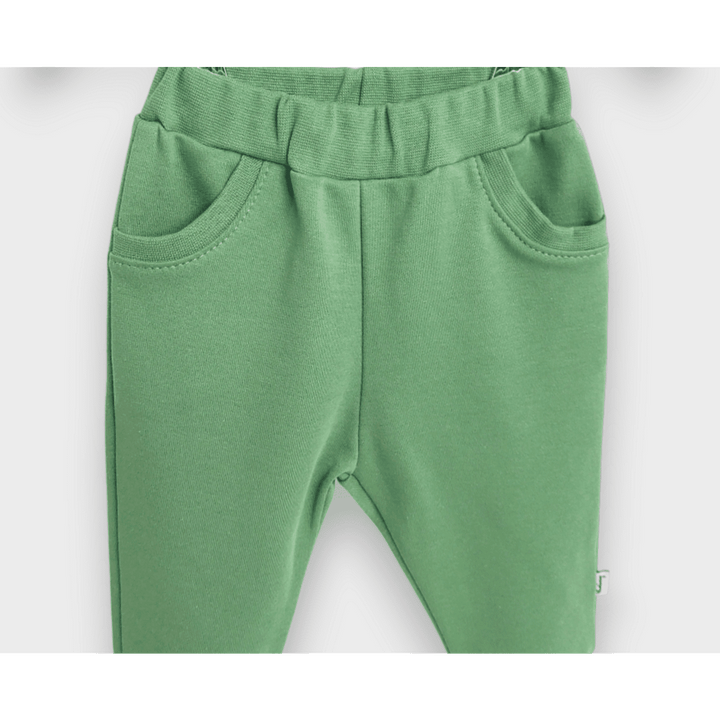 Pantaloni lungi pentru bebeluși Rainy cu buzunar, 62-92 cm, culoare roșu-portocaliu