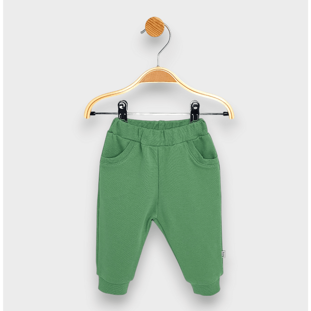 Pantaloni lungi pentru bebeluși Rainy cu buzunar, 62-92 cm, culoare roșu-portocaliu