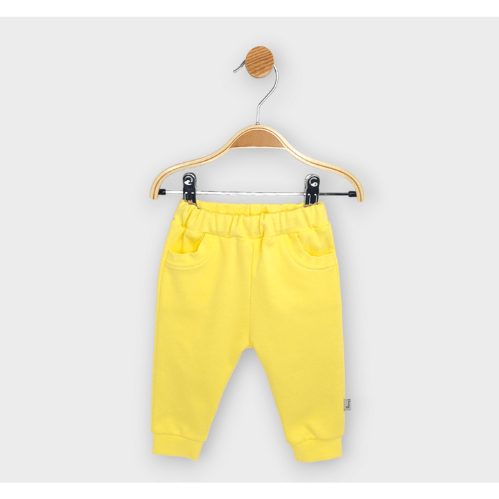 Rainy Pantaloni lungi pentru bebeluși cu buzunar 62-92 cm. galbeni