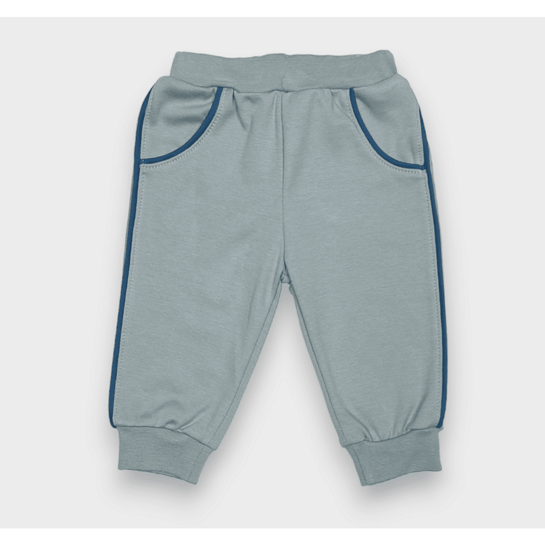 Pantaloni lungi pentru bebeluși Rainy cu bordură, 62-92 cm, verzi