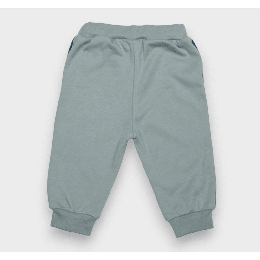 Pantaloni lungi pentru bebeluși Rainy cu bordură, 62-92 cm, verzi