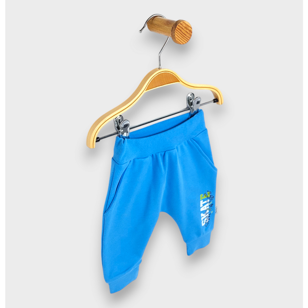 Rainy Pantaloni lungi pentru bebeluși Skate 62-92 cm. bleu