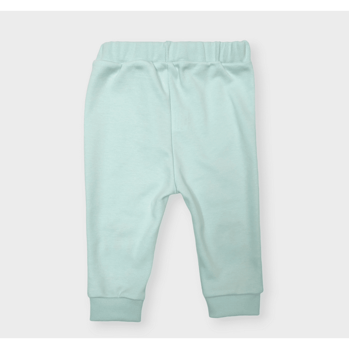 Pantaloni lungi pentru bebeluși Rainy cu iepurași și inimioare, 62-92 cm, mentă