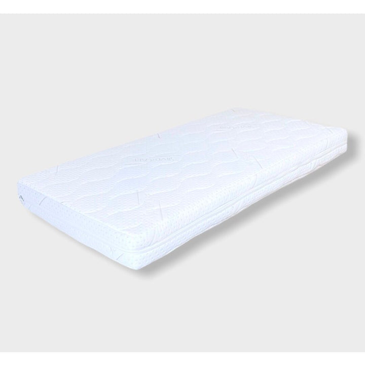 Saltea pentru bebeluși cu două fețe Rainy 70x130x12 cm. Fire de argint