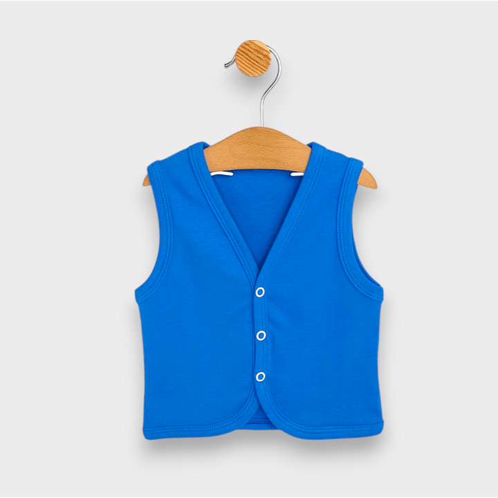 Rainy Vestă pentru bebeluși 56-80 cm. cobalt