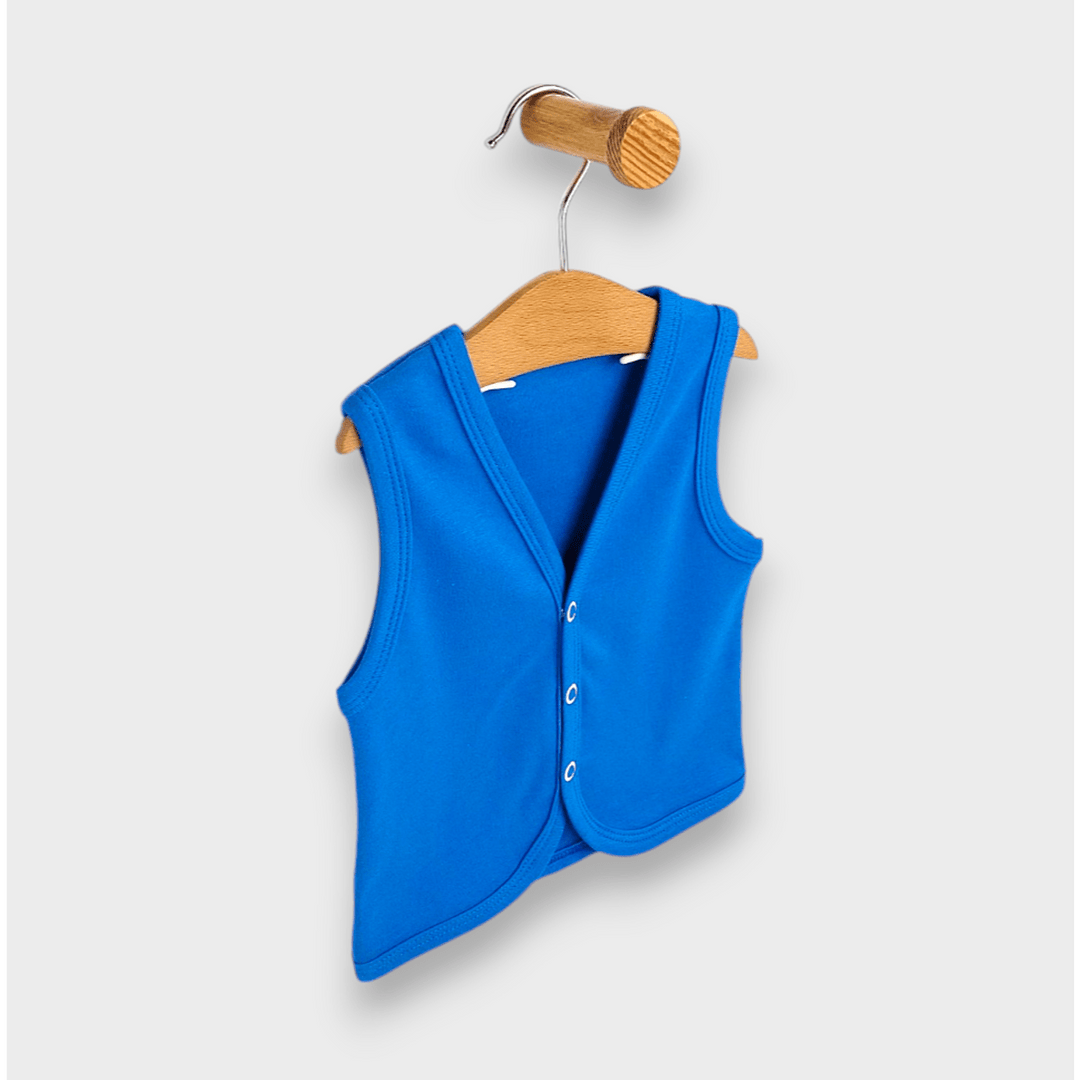Rainy Vestă pentru bebeluși 56-80 cm. cobalt