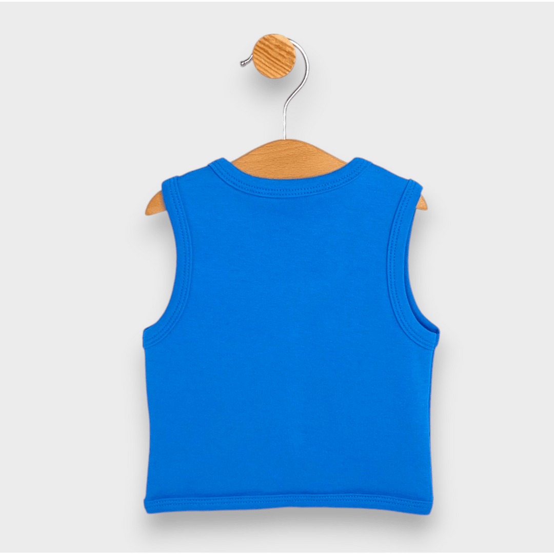 Rainy Vestă pentru bebeluși 56-80 cm. cobalt