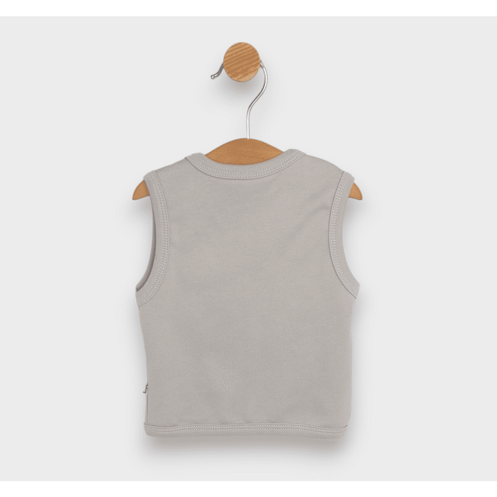 Vestă pentru bebeluși Rainy 56-86 cm, culoare cacao caldă