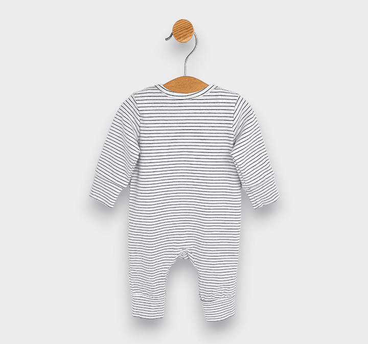 Salopetă pentru bebeluși Rainy Good Bear 56 - 86 cm, cu dungi
