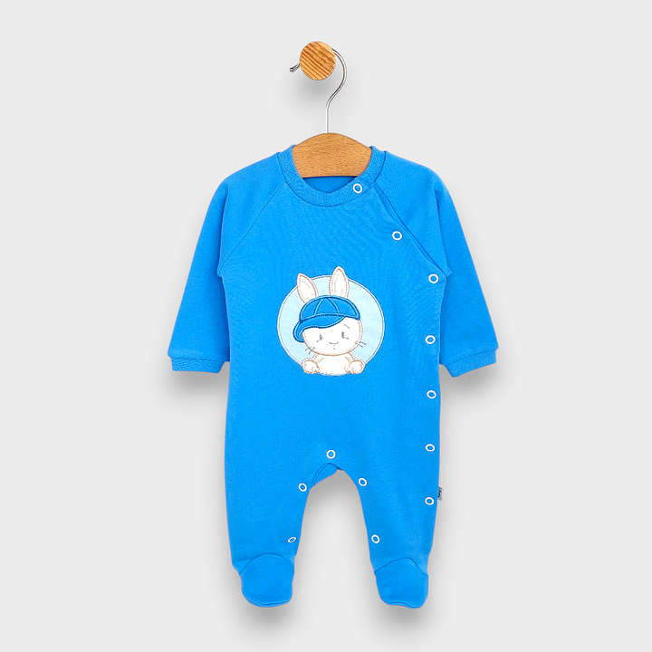 Salopetă pentru bebeluși Rainy Bunny cu mâneci lungi 56-68 cm.
