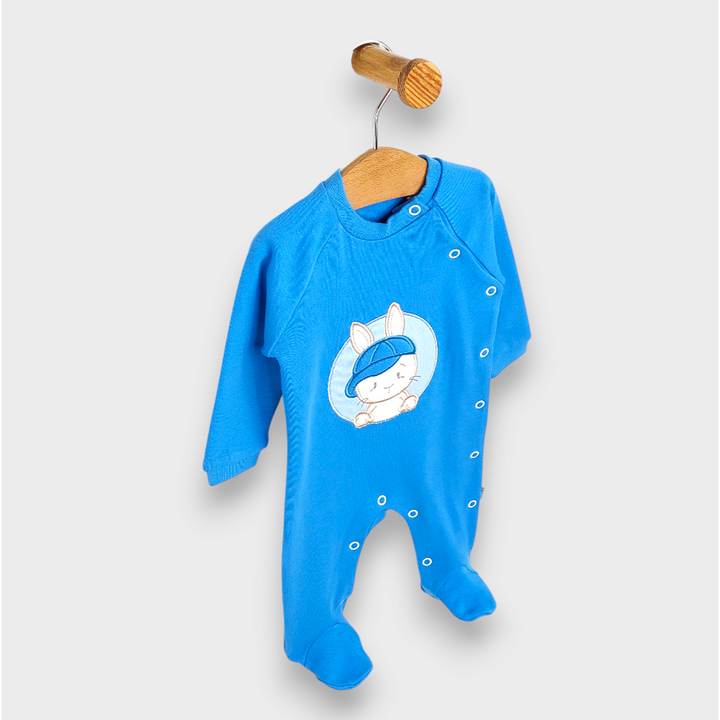 Salopetă pentru bebeluși Rainy Bunny cu mâneci lungi 56-68 cm.