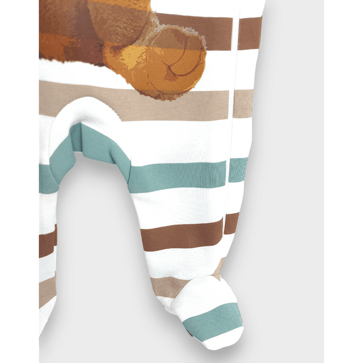 Salopetă pentru bebeluși Rainy Goofy Bear cu fermoar 56 - 86 cm.