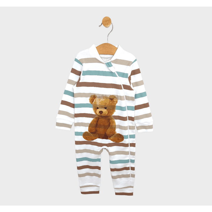 Salopetă pentru bebeluși Rainy Goofy Bear cu fermoar 56 - 86 cm.