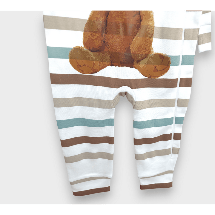 Salopetă pentru bebeluși Rainy Goofy Bear cu fermoar 56 - 86 cm.