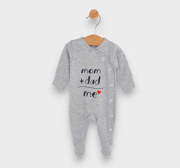 Rainy Salopetă bebeluși Mam + dad 48 - 74 cm gri