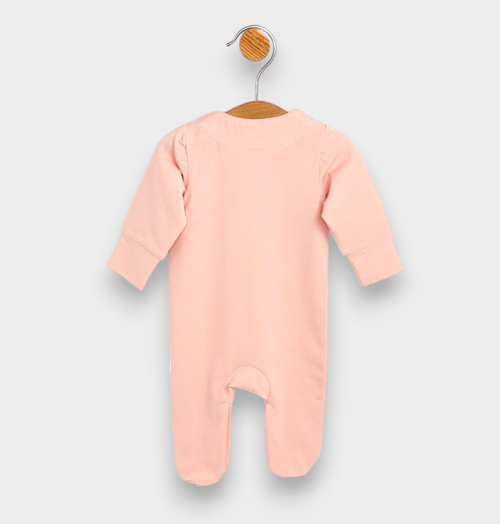 Salopetă pentru bebeluși Rainy Little Lamb cu mâneci lungi 56-74 cm, culoare bomboană