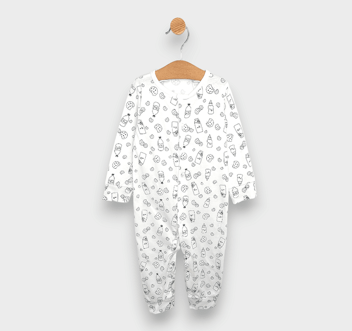 Rainy Salopetă bebeluși Milk 48- 86cm. ecru