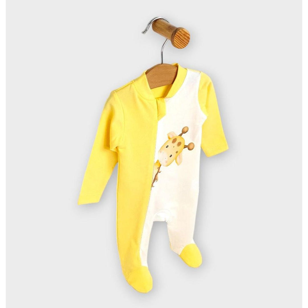 Salopetă pentru bebeluși Rainy cu bandană Hello little one, cu mânecă lungă, 56-68 cm.