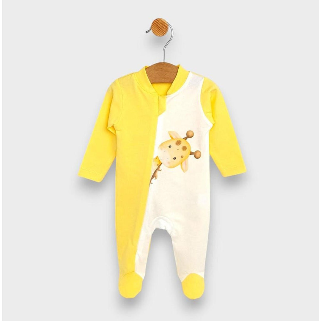 Salopetă pentru bebeluși Rainy cu bandană Hello little one, cu mânecă lungă, 56-68 cm.