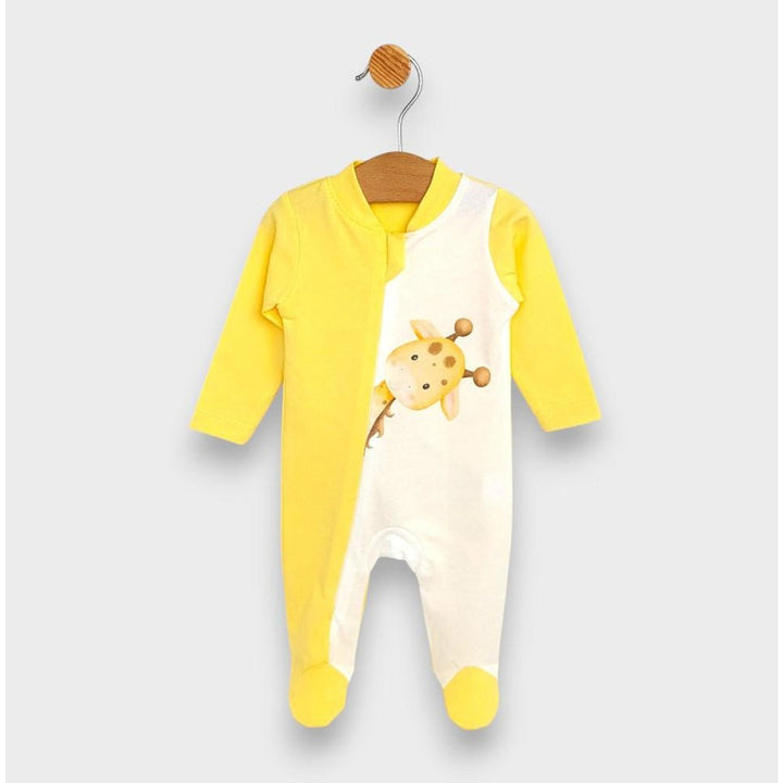 Salopetă pentru bebeluși Rainy cu bandană Hello little one, cu mânecă lungă, 56-68 cm.