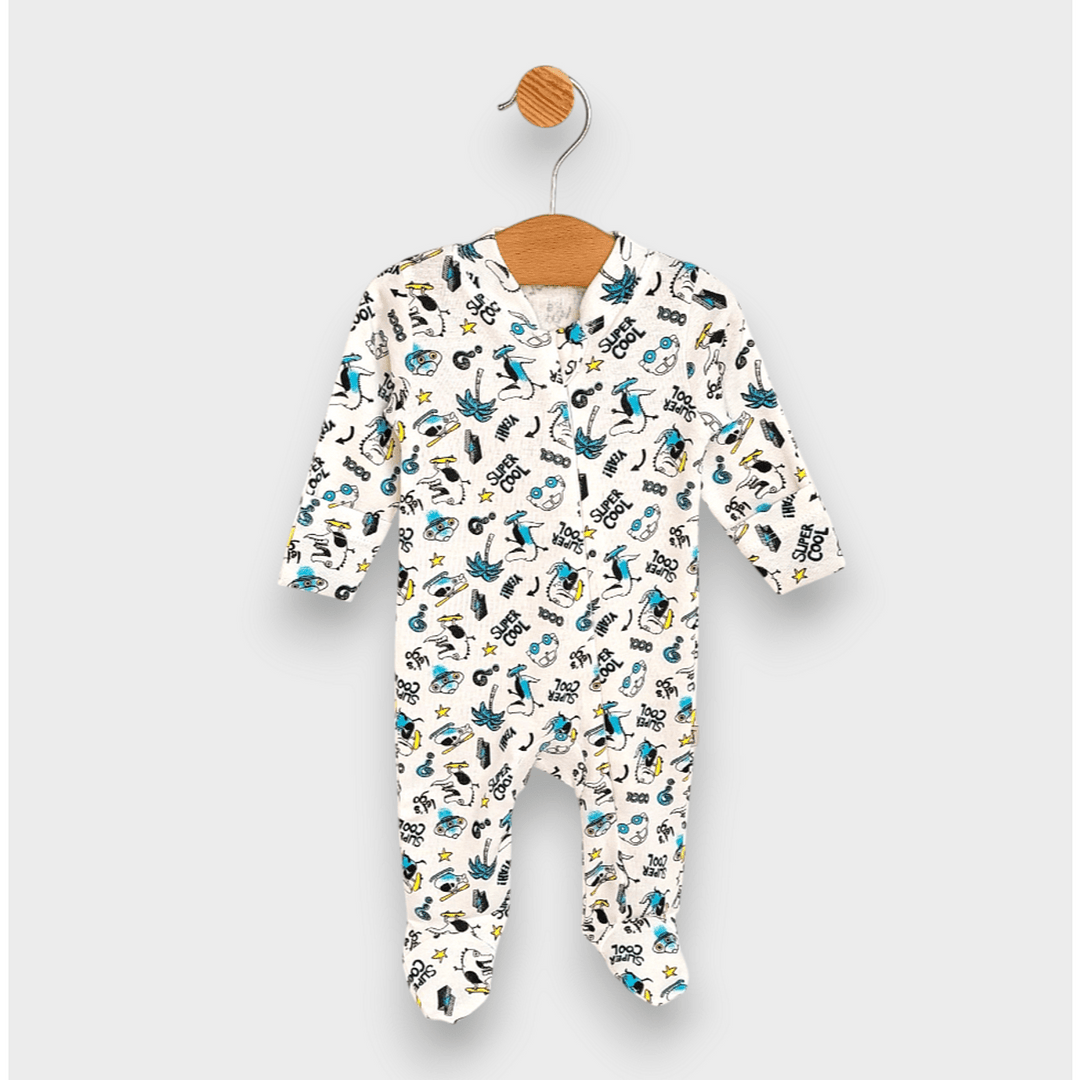 Rainy Salopetă pentru bebeluși cu fermoar 48 - 62 cm. Baby animals