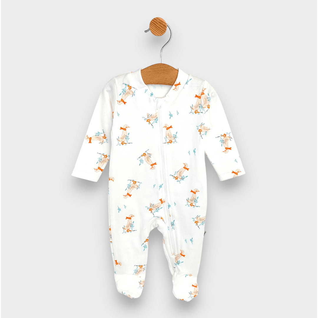Salopetă pentru bebeluși Rainy cu fermoar 48 - 74 cm Goose