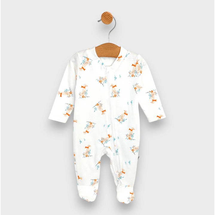 Salopetă pentru bebeluși Rainy cu fermoar 48 - 74 cm Goose