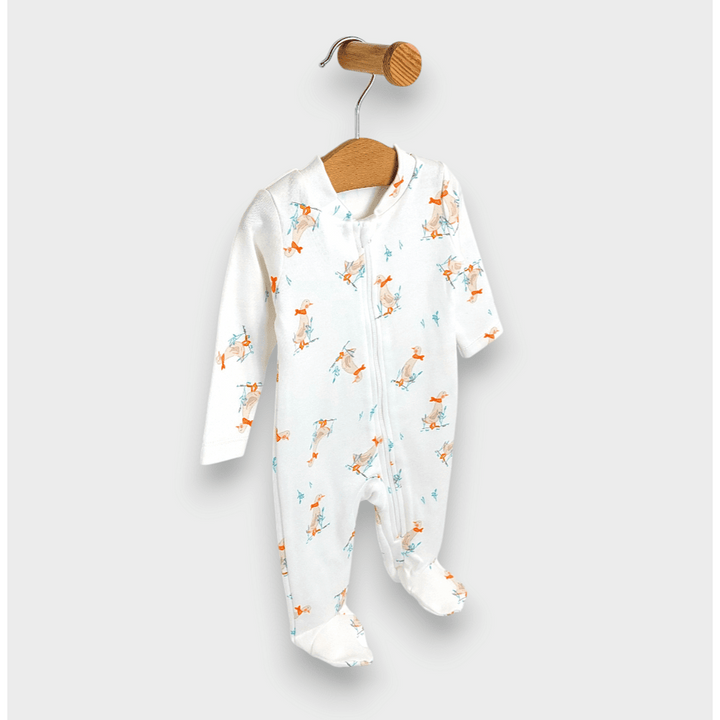 Salopetă pentru bebeluși Rainy cu fermoar 48 - 74 cm Goose