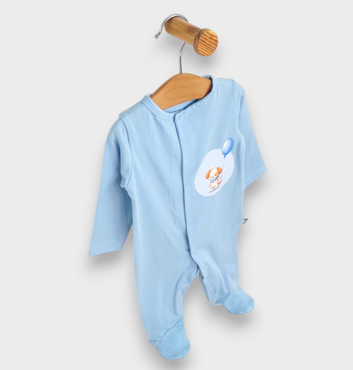 Salopetă pentru bebeluși Rainy cu închidere frontală 48-74 cm. Balloon Buddies ocean