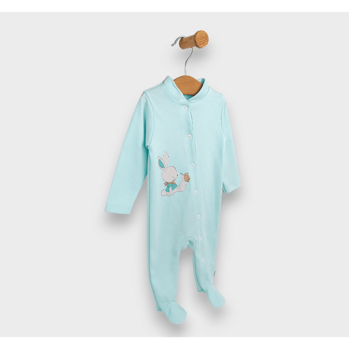 Salopetă pentru bebeluși Rainy cu mănuși, 48–74 cm, Rabbit and butterfly