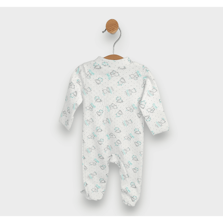 Rainy Salopetă pentru bebeluși Ursuleți gri Baby cu fermoar 48 - 68 cm.
