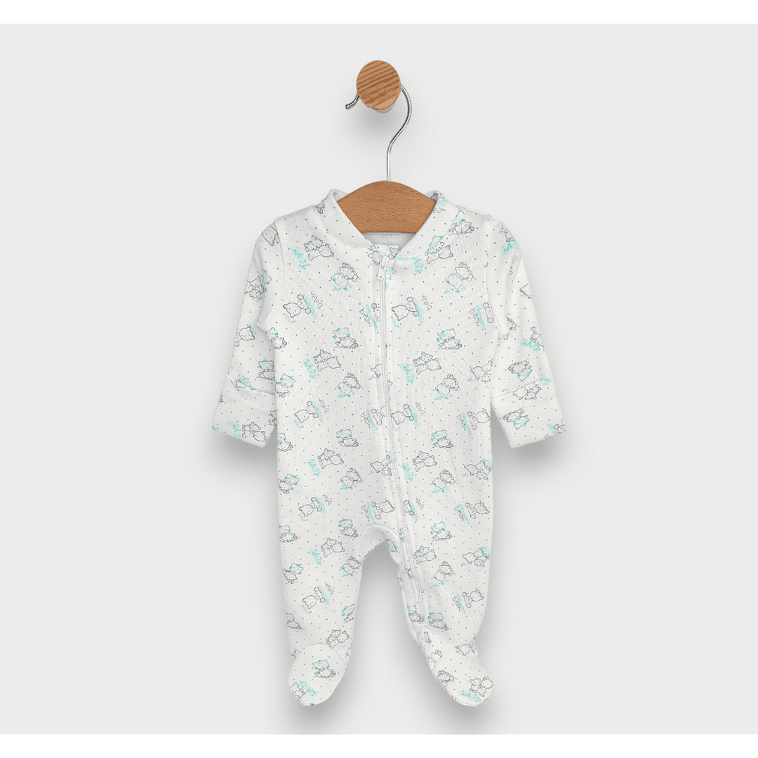 Rainy Salopetă pentru bebeluși Ursuleți gri Baby cu fermoar 48 - 68 cm.