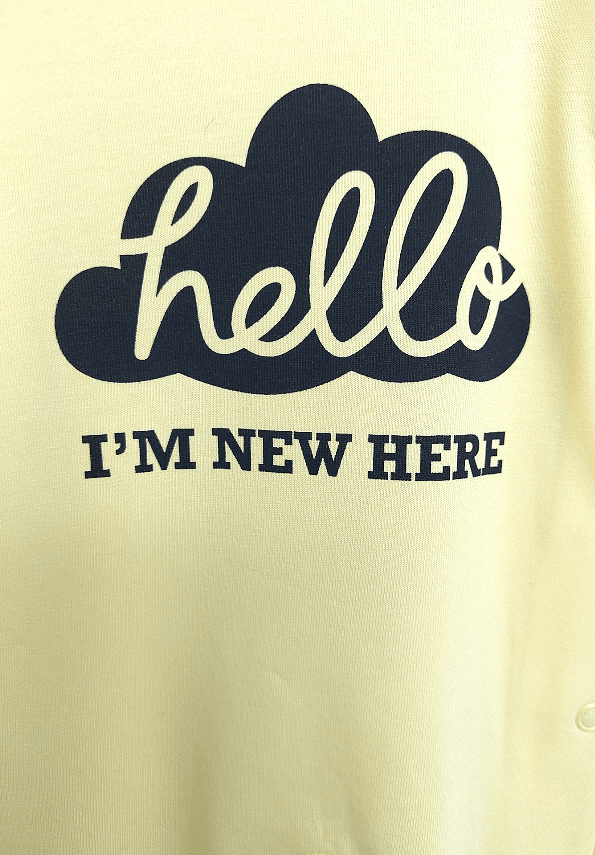 Salopetă pentru bebeluși Rainy Hello 48 - 74 cm, galben