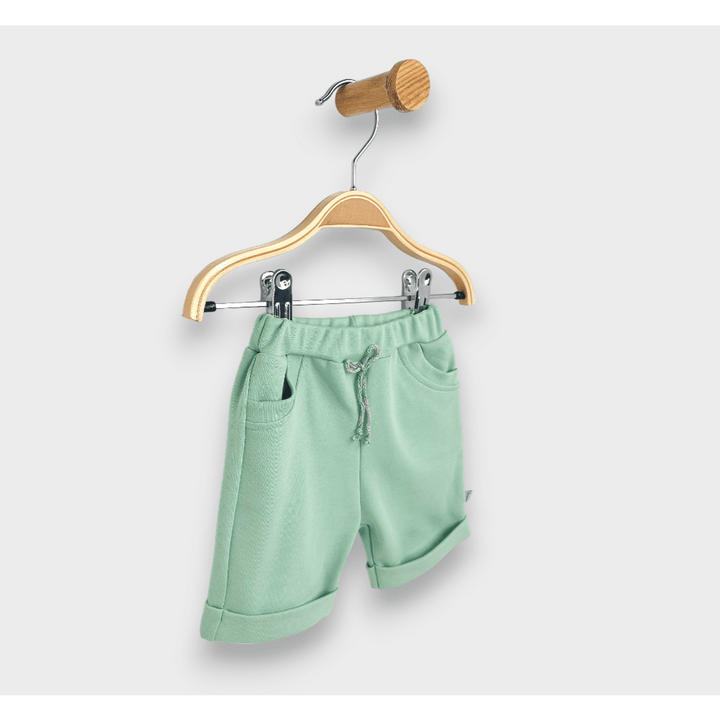 Pantaloni scurți pentru bebeluși Rainy 62-92 cm, verde pastel