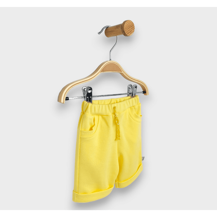 Rainy Pantaloni scurți pentru bebeluși 62-92 cm, galben