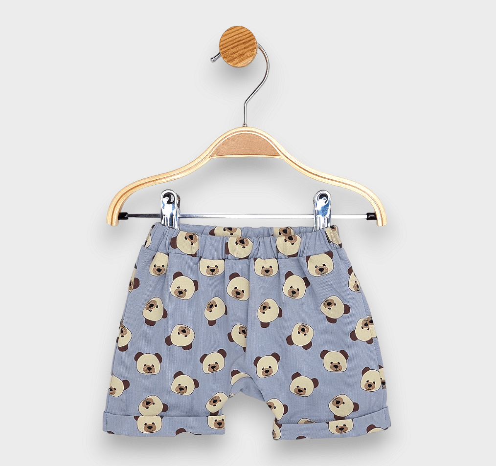 Rainy Pantaloni scurți pentru bebeluși Bears 62-86 cm. gri