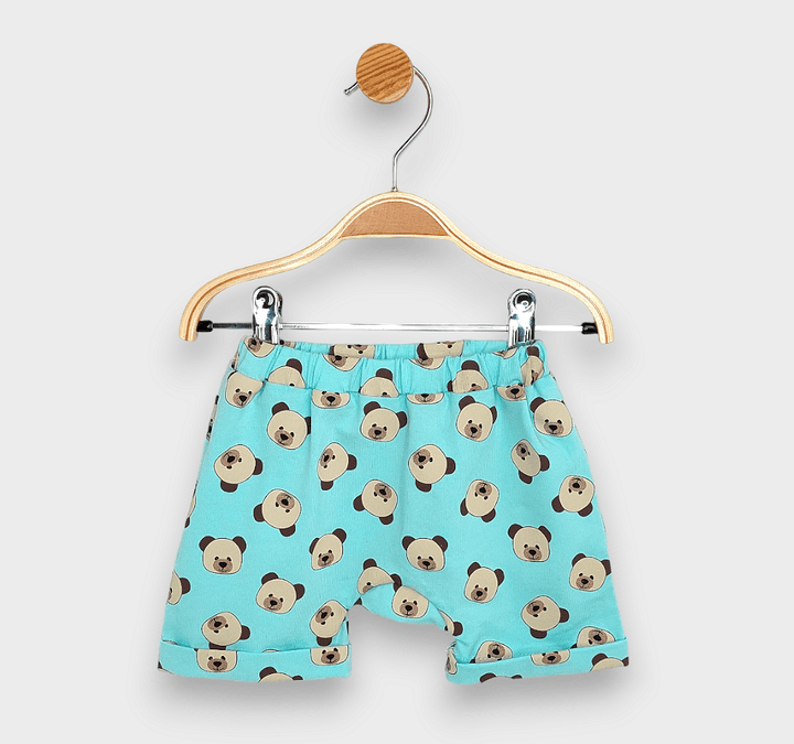 Rainy Pantaloni scurți pentru bebeluși Bears 62-86 cm. verde crud