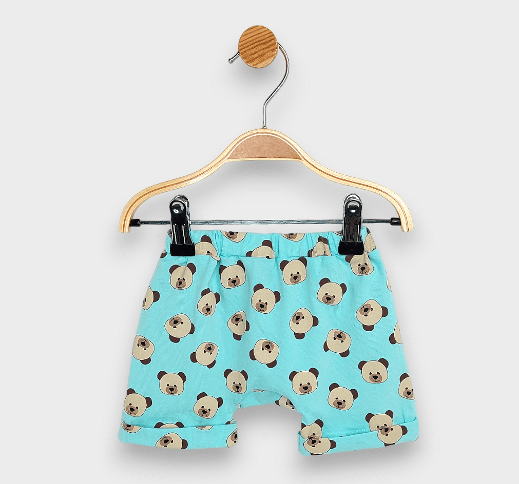Rainy Pantaloni scurți pentru bebeluși Bears 62-86 cm. verde crud