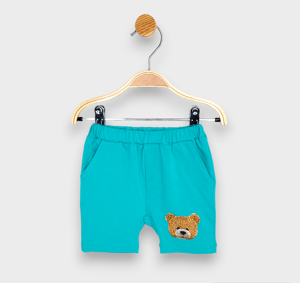 Pantaloni scurți pentru bebeluși Rainy Good Bear 62-86 cm, verzi